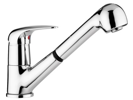 DUEMILA dřezová s vytahovací sprchou (Barva Chrom)