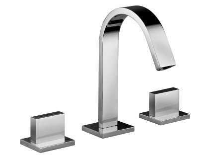 LEVEL umyvadlová baterie, 3 otvory (Barva Chrom)