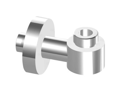 Podomítkové připojení 1/2x3/4 (Barva Chrom)