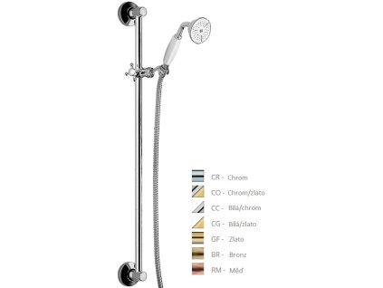 BELINDA sprchový set, délka 730mm (Barva Chrom)