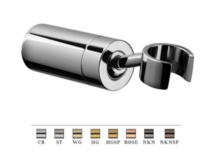 Držák sprchy s kloubem, celokovový (Barva Chrom)