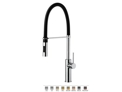 LIGHT dřezová stojánková baterie Profesional (Barva Matná černá)