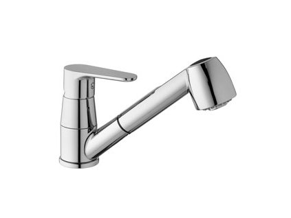 GREEN dřezová stojánková baterie se sprchou (Barva Chrom)