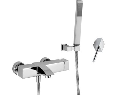 LEVEL vanová baterie, vč. sprch.kompletu (Barva Chrom)