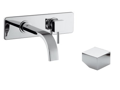 LEVEL umyvadlová podomítková baterie, 200mm (Barva Chrom)