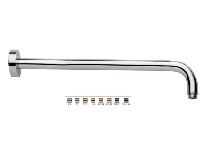 Rameno hlavové sprchy 400mm (Barva Chrom)