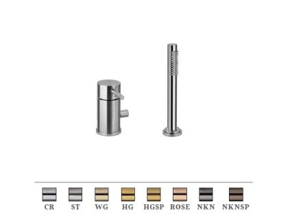 LIGHT vanová stojánková baterie (Barva Chrom)