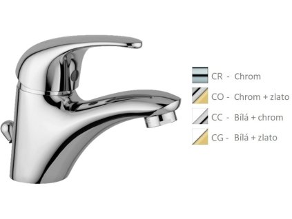 NETTUNO DUE stojánková umyvadlová baterie (Barva Chrom)