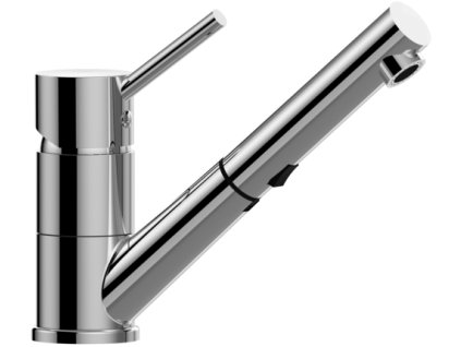 BIRILLO dřezová stojánková baterie se sprchou (Barva Chrom)