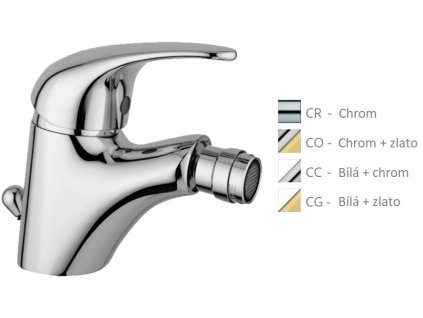 NETTUNO DUE stojánková bidetová baterie (Barva Chrom)