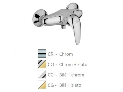 NETTUNO DUE sprchová baterie bez sprch.kompletu (Barva Chrom)