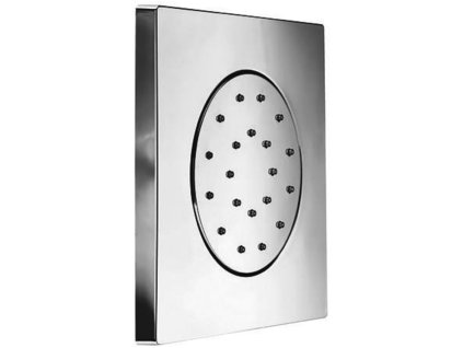 Boční tryska ABS, hranatá 124x124mm (Barva Chrom)