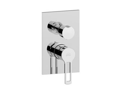 RINGO vanová/sprchová podomítková baterie (Barva Chrom matný)