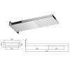 FREE hlavová sprcha, kovová 530x160 (Barva Chrom)
