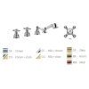 Paffoni VIOLA vanová stojánková baterie VLV042