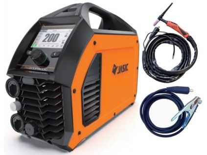 TIG 200 ACDC LCD hořák zem. k.