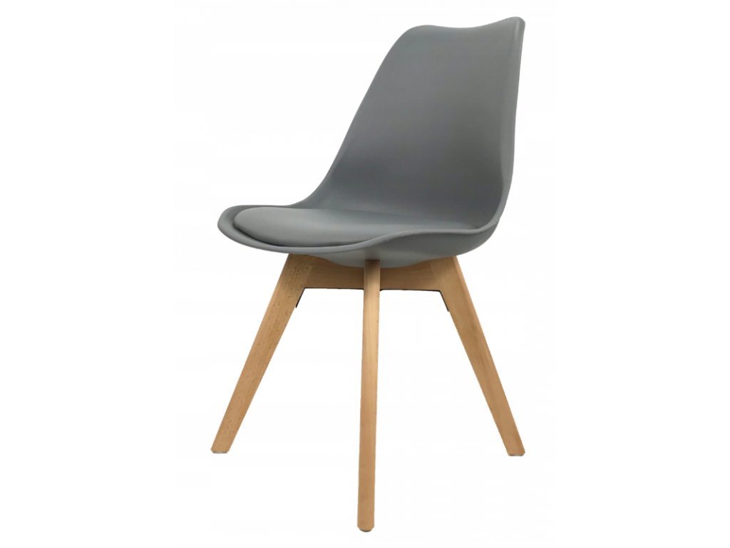 4x Židle EIFFEL skandinávský styl - GRAFIT