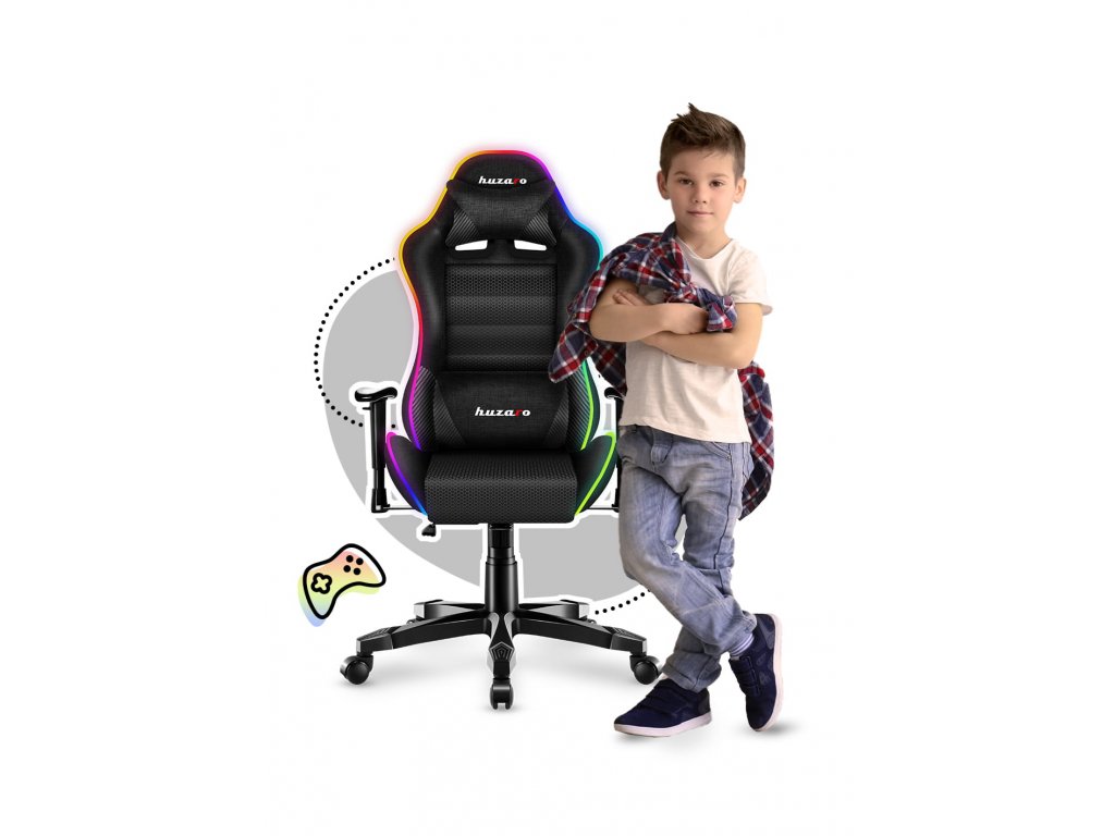 Detská herní židle HUZARO RANGER 6.0 RGB Mesh