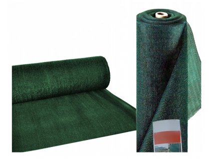 Stínicí síť 1,2x25m 90% stínění ZELENÁ