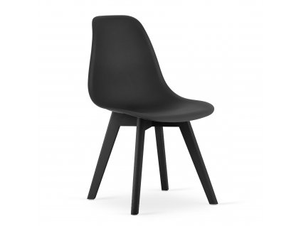 Jídelní židle KITO černá/černé nohy