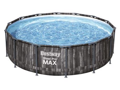 Bazén Bestway® Steel Pro MAX, 5614Z, kartušová filtrácia, rebrík, plachta, 427x107 cm