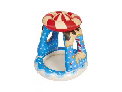 Bazénik Bestway® 52270, Candyville, detský, nafukovací, so strieškou, 91x91x89 cm