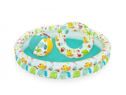 Bazénik Bestway® 51124, Play Pool Set, detský bazén, lopta, kruh, 122x20 cm