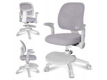 Dětská židle Mark Adler JUNIOR 5.0 Šedá