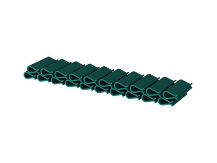20x Klipy k pácke BASIC LINE RAL 6005 - ZELENÁ 4.75x35m