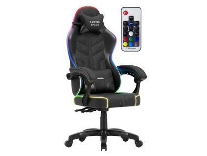 Herní židle Huzaro Force 2.7 Černá Velur RGB