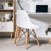 Jídelní židle bílá Basic Skandinávský styl
