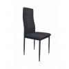 Látková jídelní židle do obývacího pokoje LOFT- Černá