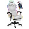Herní židle HUZARO Force 4.7 WHITE RGB