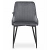 Stolička MONZA - tmavosivý zamat