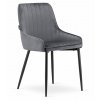 Stolička MONZA - tmavosivý zamat