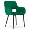Stolička AMALFI - zelený zamat