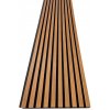 3D Dřevěné lamely na zeď na filci 255x46cm - Dub Sluneční