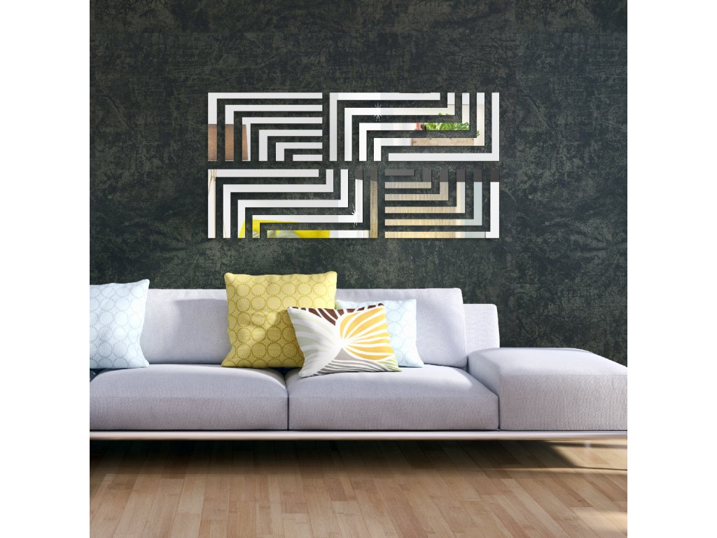 VEĽKÉ AKRYLOVÉ ZRKADLO ILLUSION 140 X 70 CM