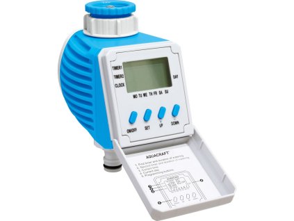 Časovač AQUACRAFT® 290110, digitálny, 1x vývod, záhradný, 1"-3/4"