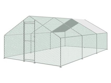 Kurín Strend Pro, pre hydinu, voliéra, klietka, so strechou, 3x6x2 m
