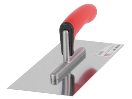 Hladítko Strend Pro Premium BRAVO RED SoftHand, 270x130 mm, 0,7 mm, rovné, nerez