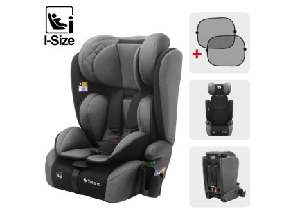 fotelik samochodowy tulano zooma black grey 76 150cm i size (6)