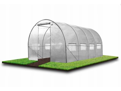 Záhradný fóliovník 2.5x4 s UV filtrom BIELY - 4 Segmentový