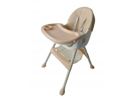Detská jedálenská stolička 4v1 - béžová