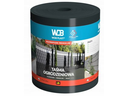 TASMA OGRODZENIOWA WDB PREMIUM 19x26m ANTRACYT