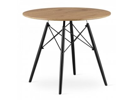 3582 ETT stol okragly 90 cm dab rzut 1