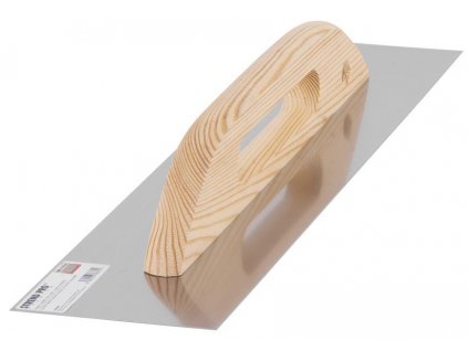 Hladítko Strend Pro Premium 314-1, 480x130 mm, rovné, nerezové, s drev. rúčkou