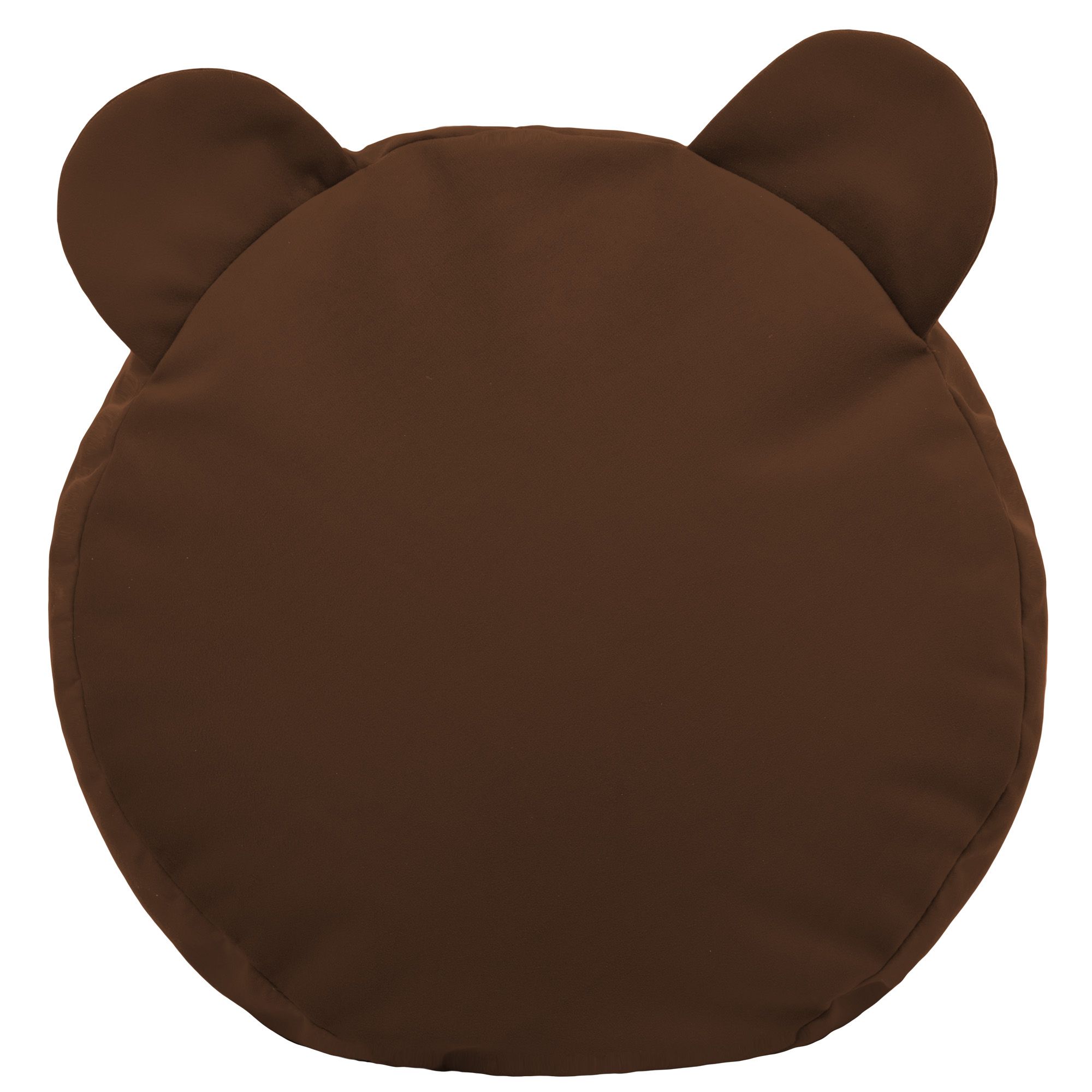 HNEDÁ PLYŠOVÁ PODNOŽKA TEDDY POUF