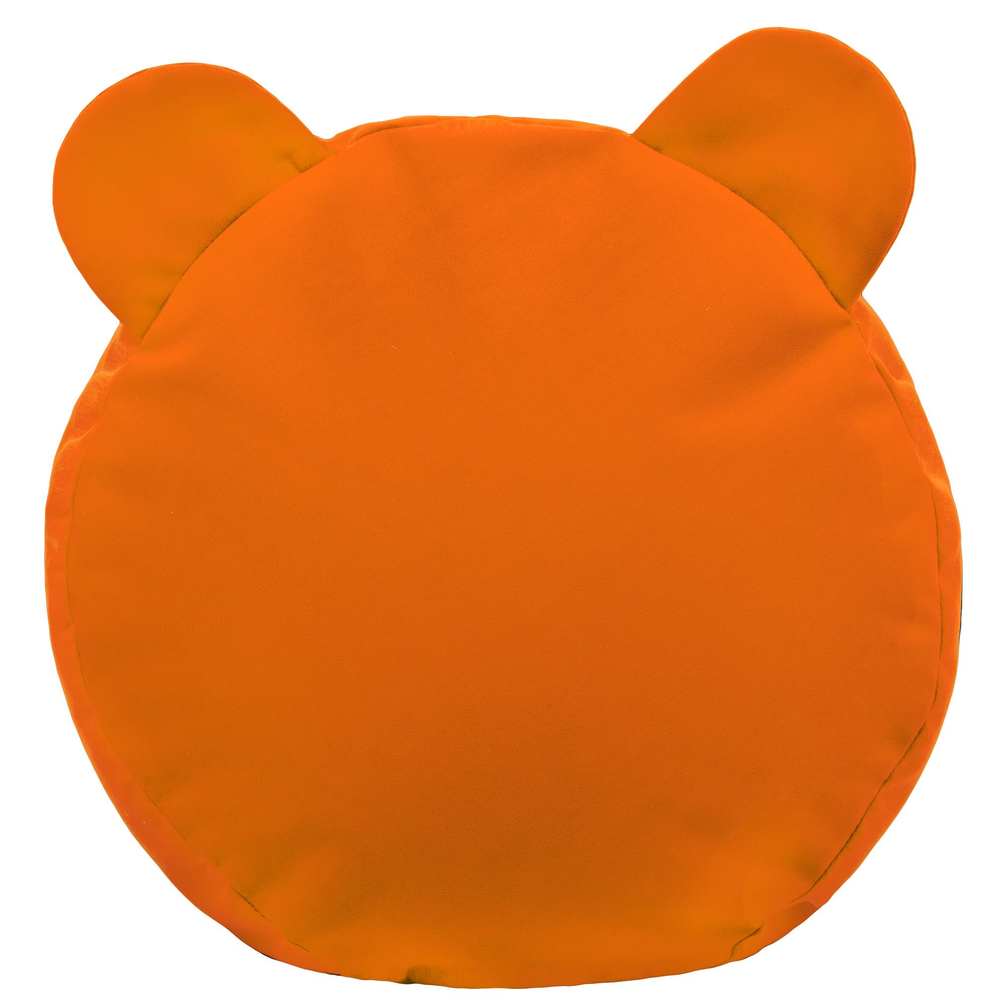 ORANŽOVÁ PLYŠOVÁ PODNOŽKA TEDDY POUF