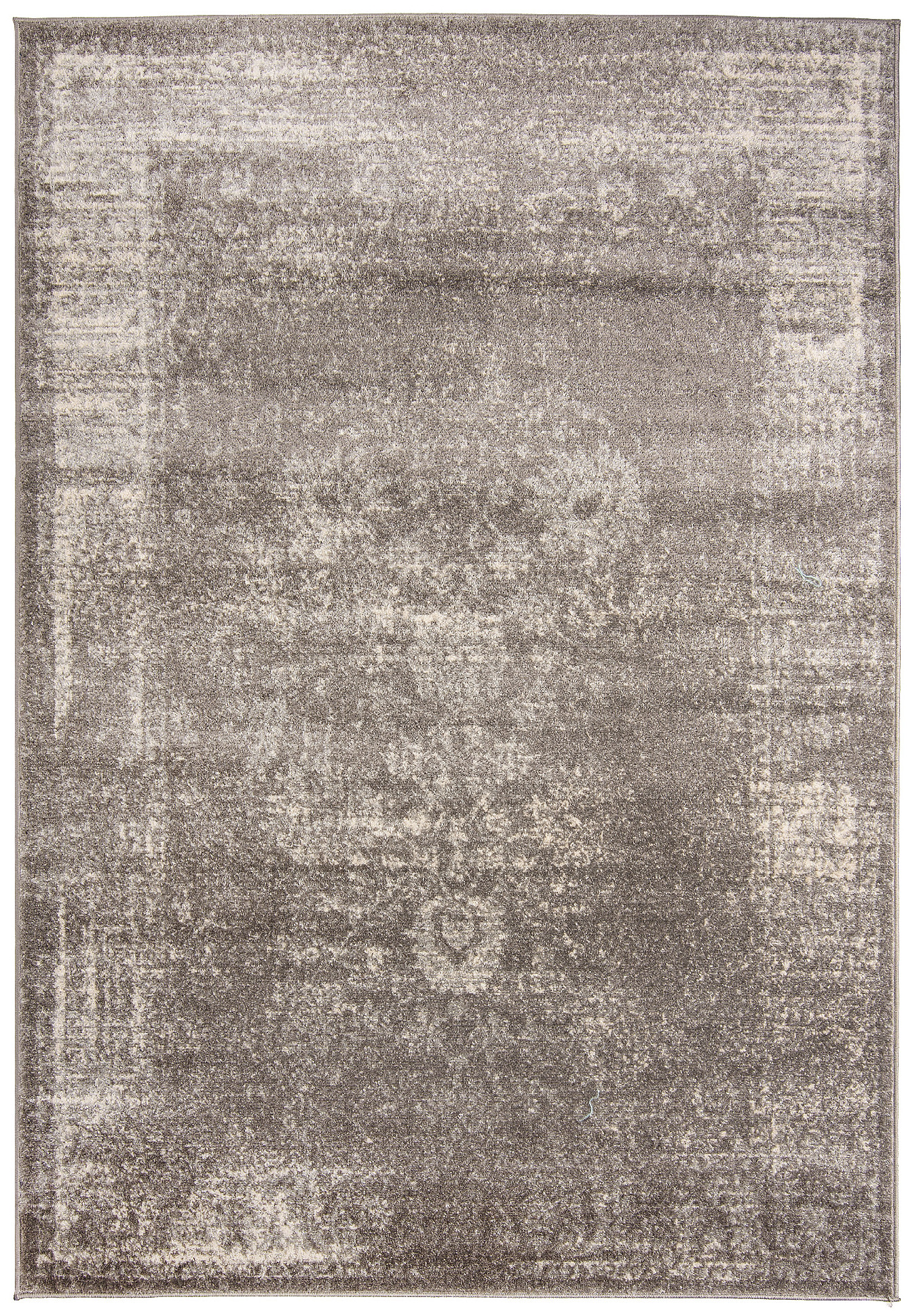 Moderný koberec H183A DARK GREY ALESTA Sivý Rozmer: 200x300